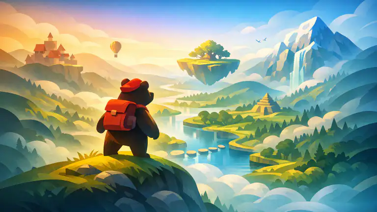 Die Faszination der offenen Welt in Super Bear Adventure icon
