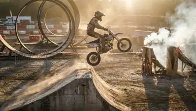 Moto X3M im Test: Wie gutes Leveldesign aus jedem Sprung eine Entscheidung macht