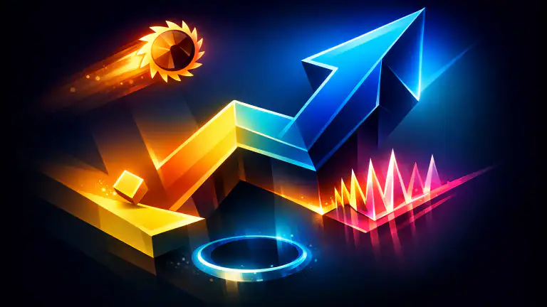 Warum Geometry Dash Lite Spieler in seinen Bann zieht icon