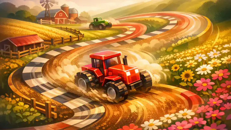 Blocky Farm Racing & Simulator: Pikselowa Przygoda na Farmie icon